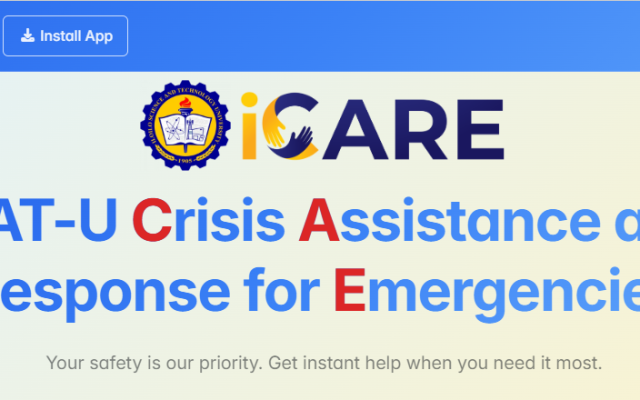ICARE – ISAT-U Crisis Assistance and Response for Emergencies